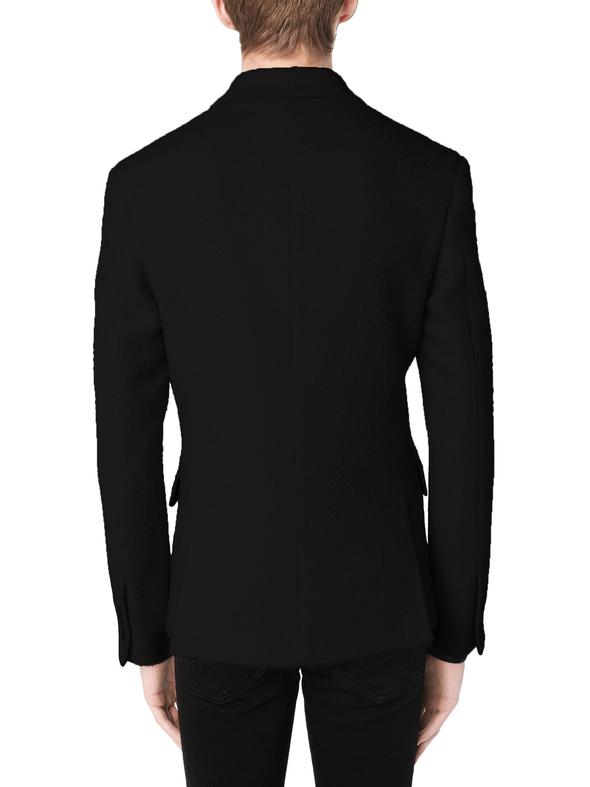 BOILED WOOL DOUBLE BREASTD JKT