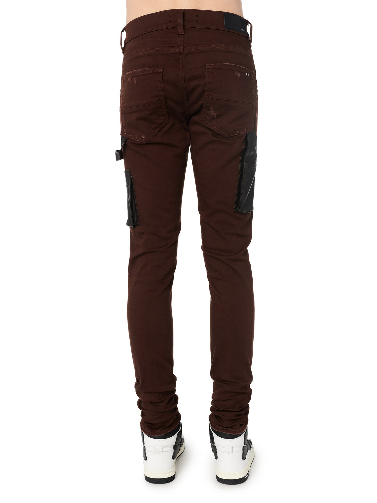 DENIM LEATHER WORKMAN PANT