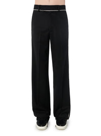 CRYSTAL TRIM TAILOR BAGGY PANT