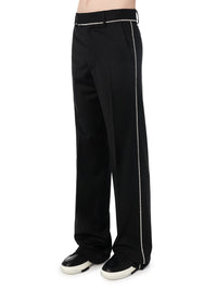 CRYSTAL TRIM TAILOR BAGGY PANT