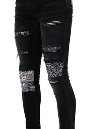 VINTAGE BANDANA ARTPATCH JEAN