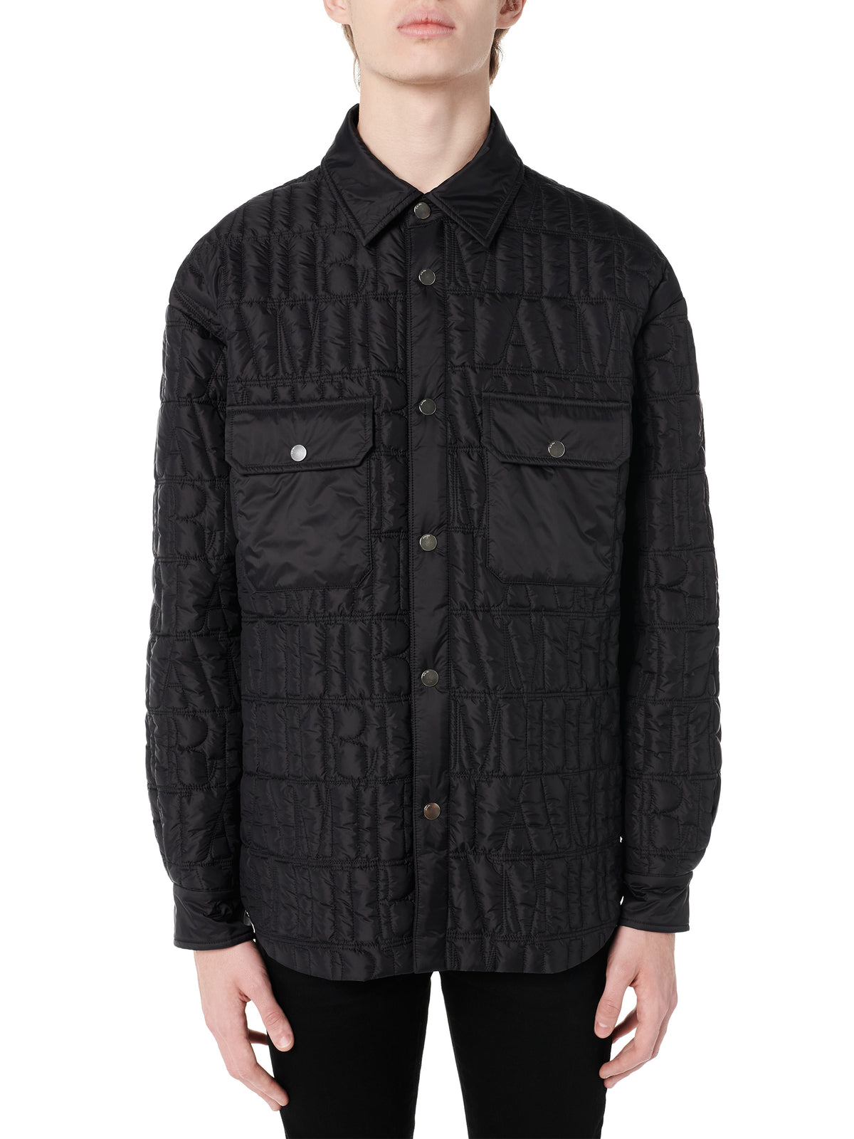 QUILTED AMIRI LOGO OVER SHIRT