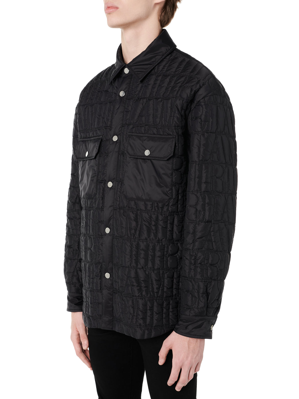 QUILTED AMIRI LOGO OVER SHIRT