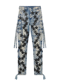 Pantalon Chemist star tactical en denim - Clay Indigo