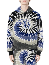 TIE DYE POLAR FLEECE HOODIE