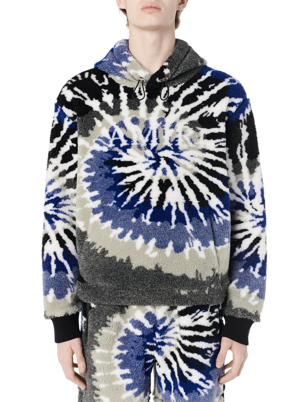 TIE DYE POLAR FLEECE HOODIE