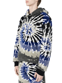 TIE DYE POLAR FLEECE HOODIE