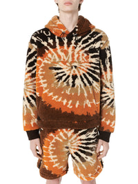TIE DYE POLAR FLEECE HOODIE