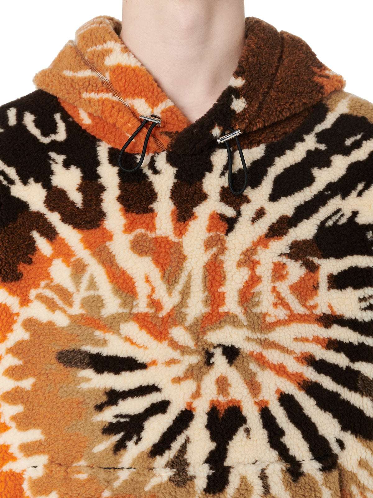 TIE DYE POLAR FLEECE HOODIE