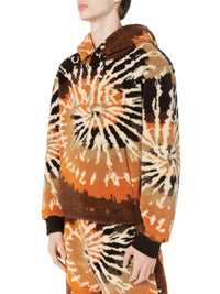 TIE DYE POLAR FLEECE HOODIE
