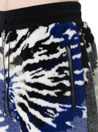 TIE DYE POLAR FLEECE SHORTS