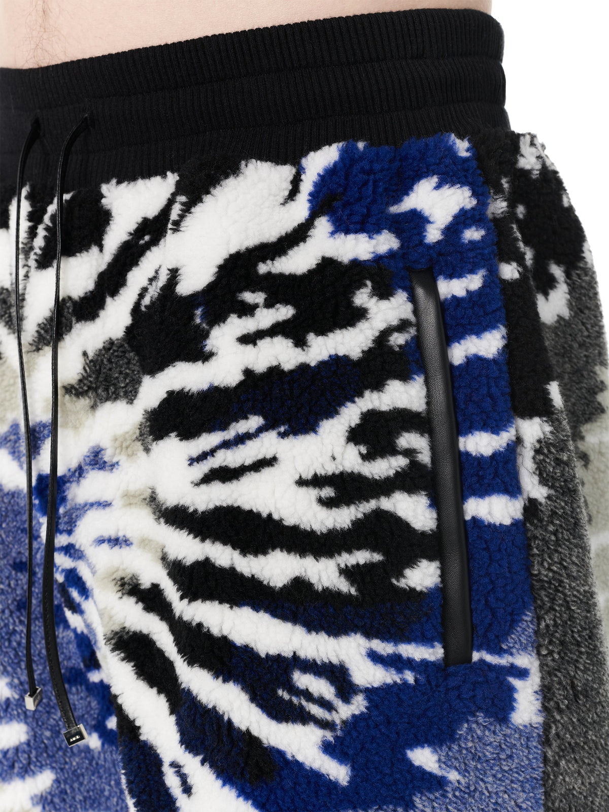 TIE DYE POLAR FLEECE SHORTS