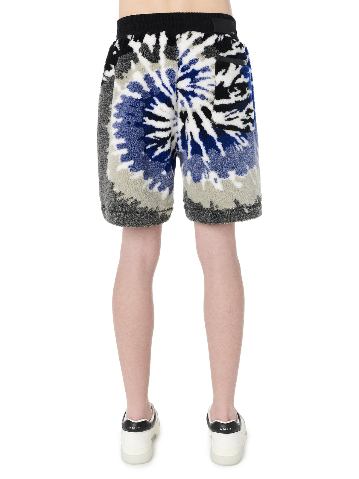 TIE DYE POLAR FLEECE SHORTS