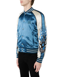 SATIN FLAMES SOUVENIR JACKET