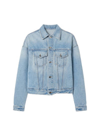 Oversized denim trucker jacket - Clay Indigo