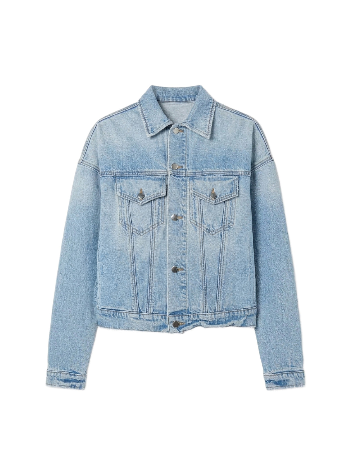 Oversized denim trucker jacket - Clay Indigo