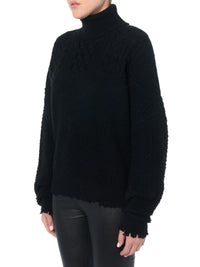 HYBRID MOCK NECK / CABLE + RIB