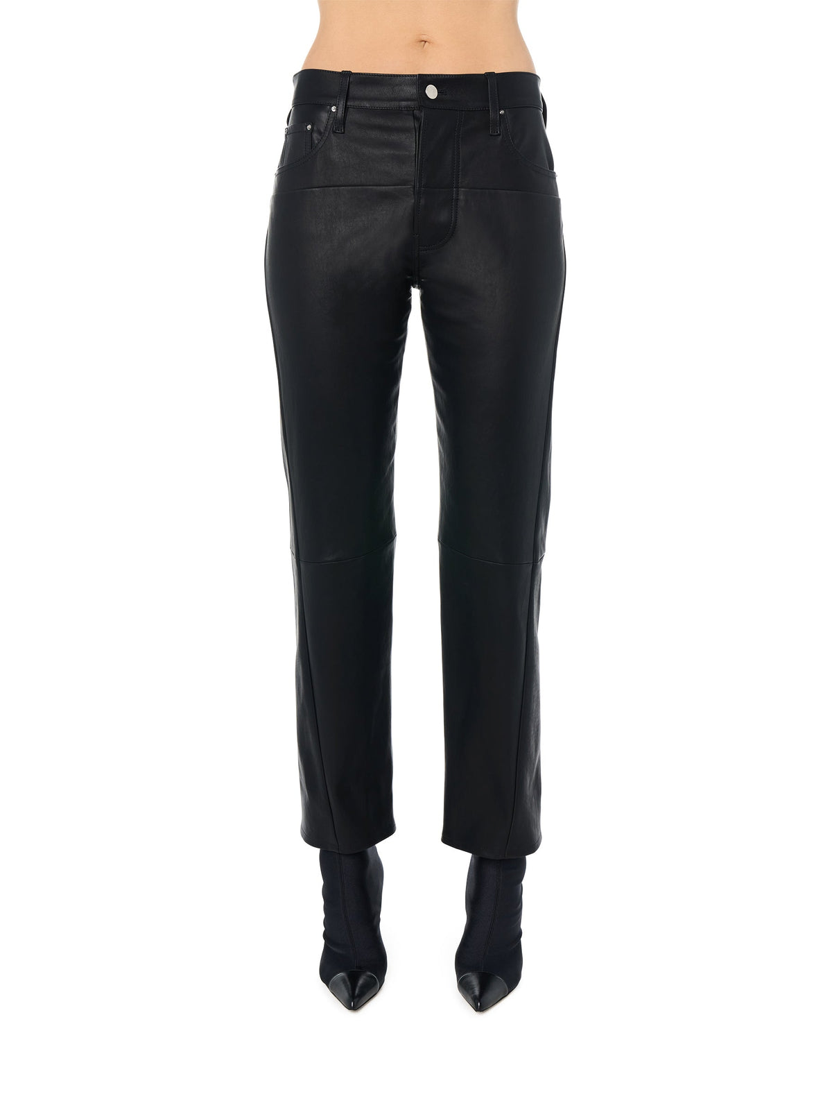 LEATHER 5 POCKET STRAIGHT