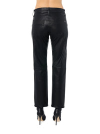 LEATHER 5 POCKET STRAIGHT