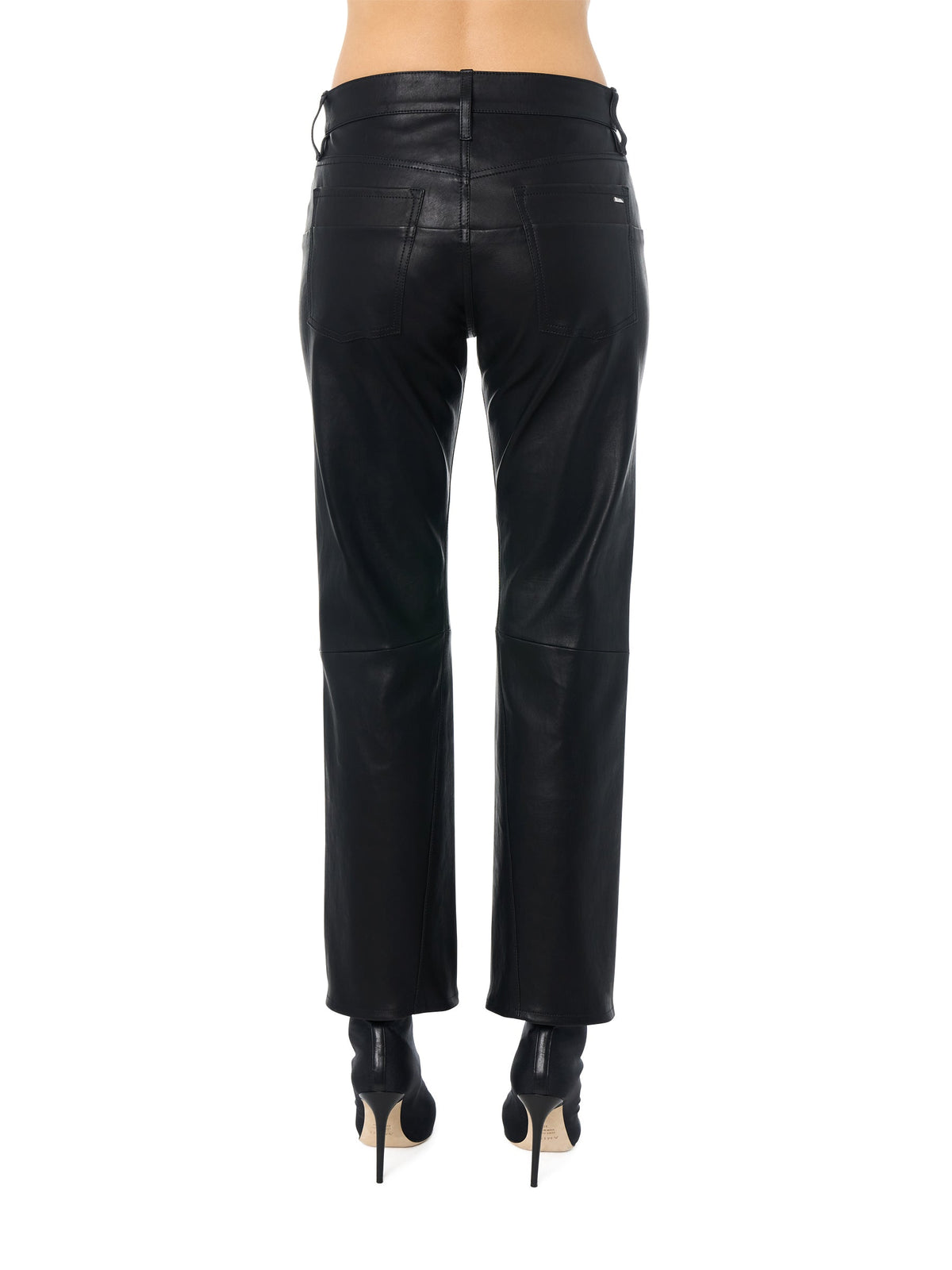 LEATHER 5 POCKET STRAIGHT