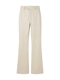 LEATHER BOOTLEG TROUSER