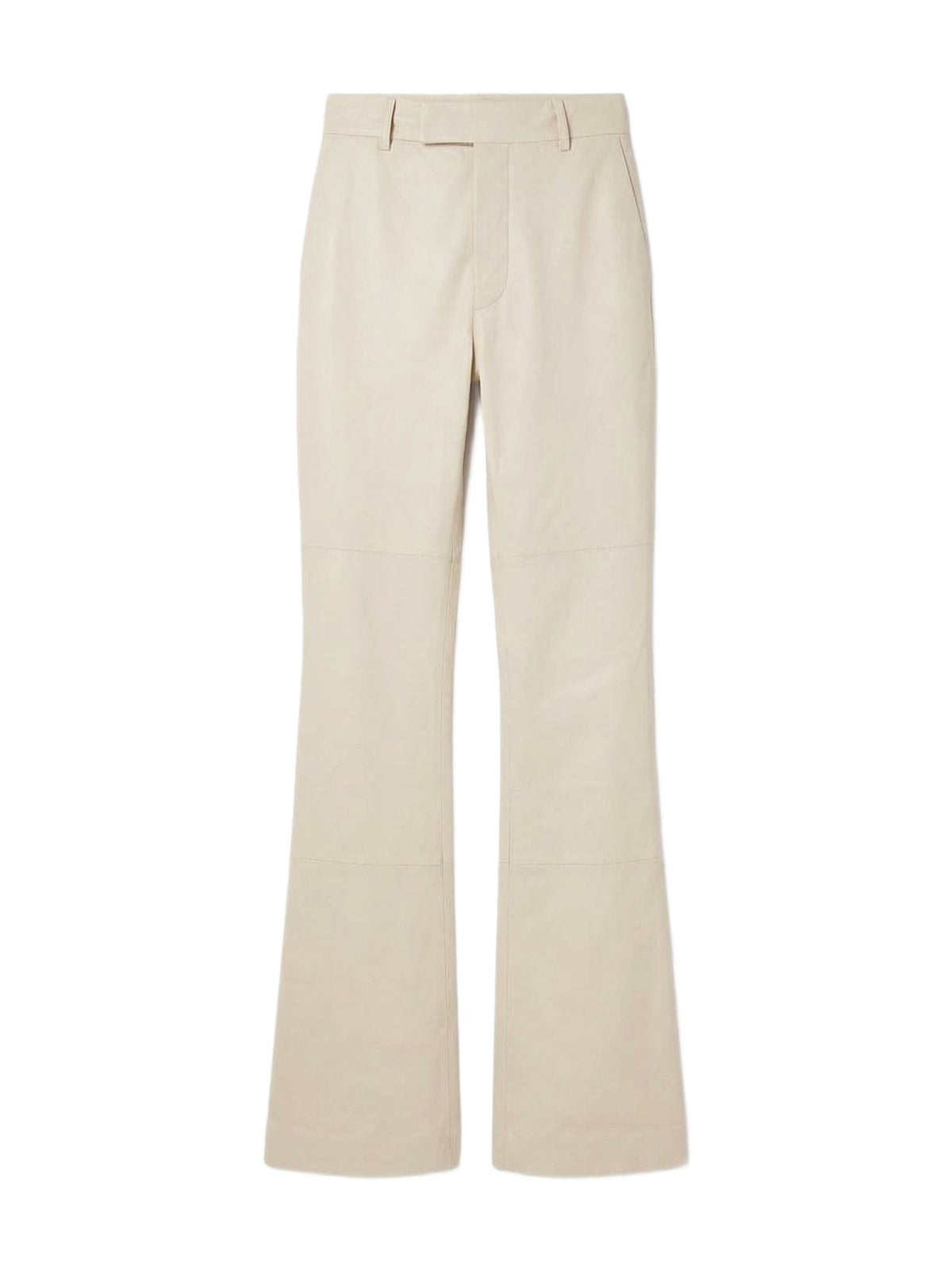LEATHER BOOTLEG TROUSER