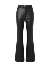 LEATHER BOOTLEG TROUSER