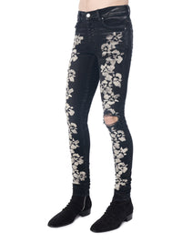 HIBISCUS STENCIL JEAN