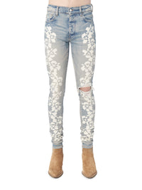 HIBISCUS STENCIL JEAN