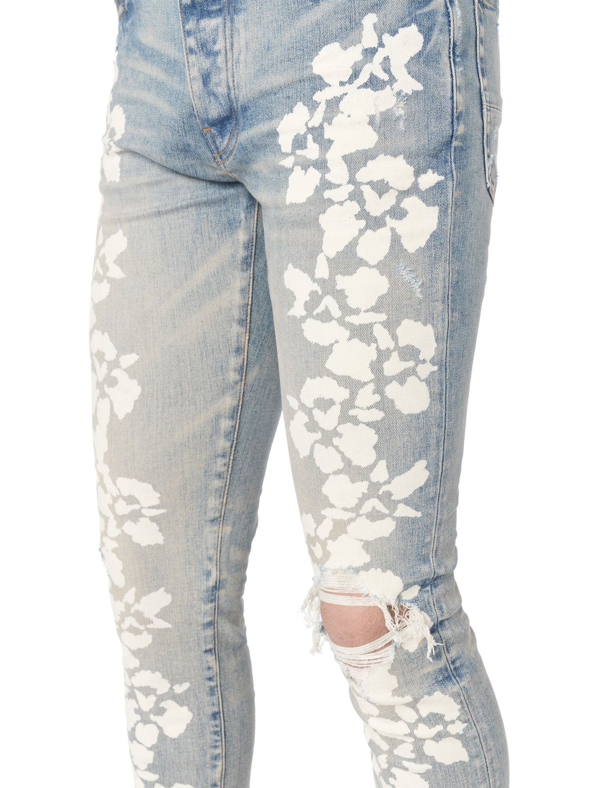 HIBISCUS STENCIL JEAN
