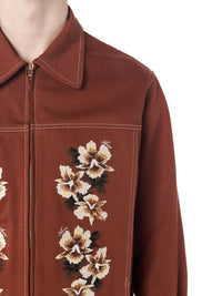 HIBISCUS ZIP SHIRT