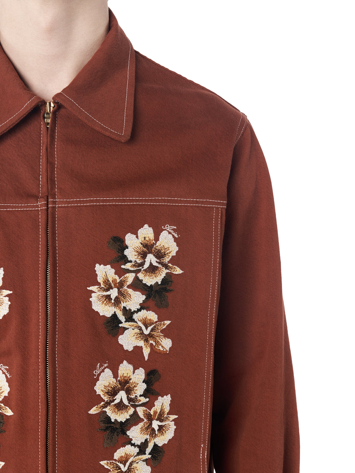 HIBISCUS ZIP SHIRT