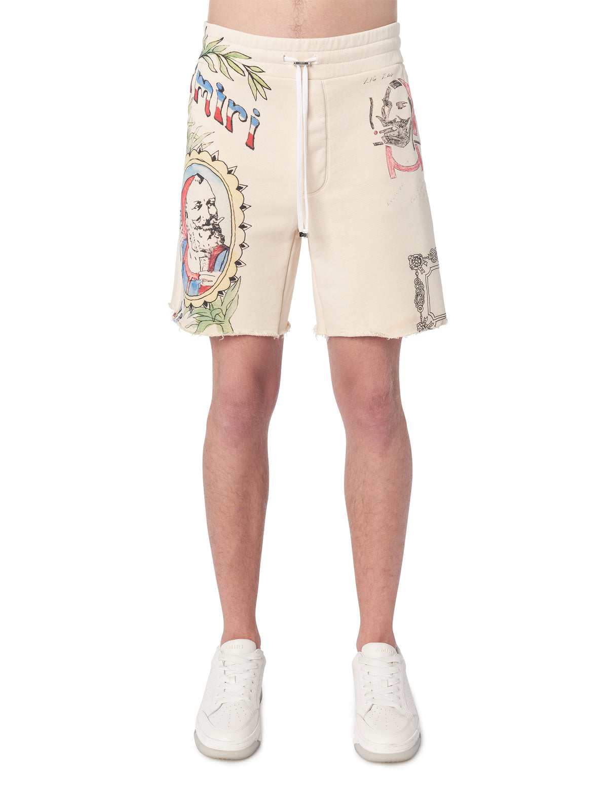 ZIG ZAG SKETCH SWEATSHORT