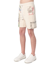 ZIG ZAG SKETCH SWEATSHORT