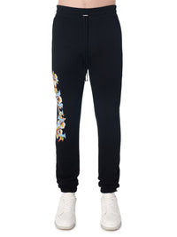 AMIRI HIBISCUS LOGO SWEATPANTS