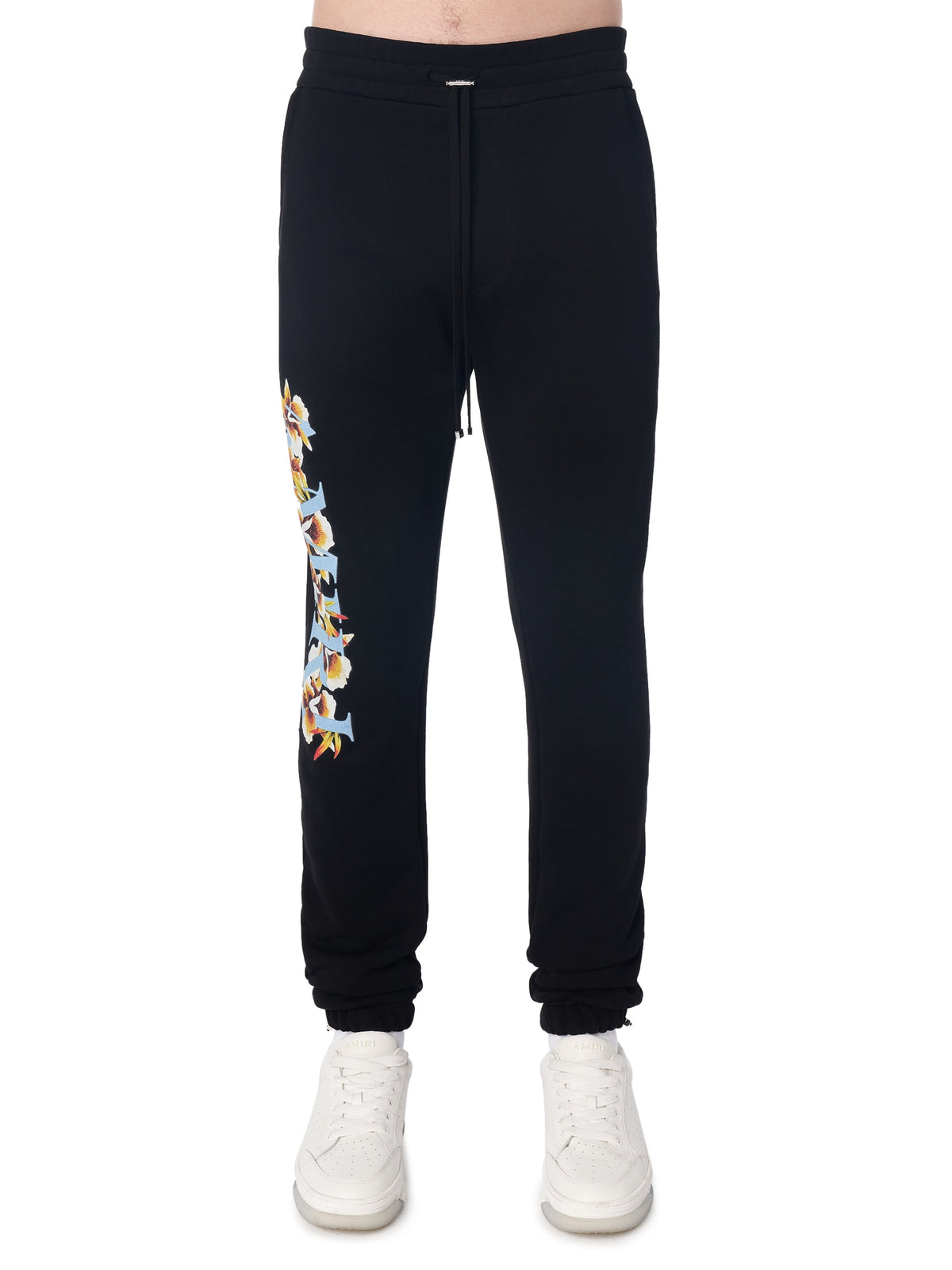 AMIRI HIBISCUS LOGO SWEATPANTS