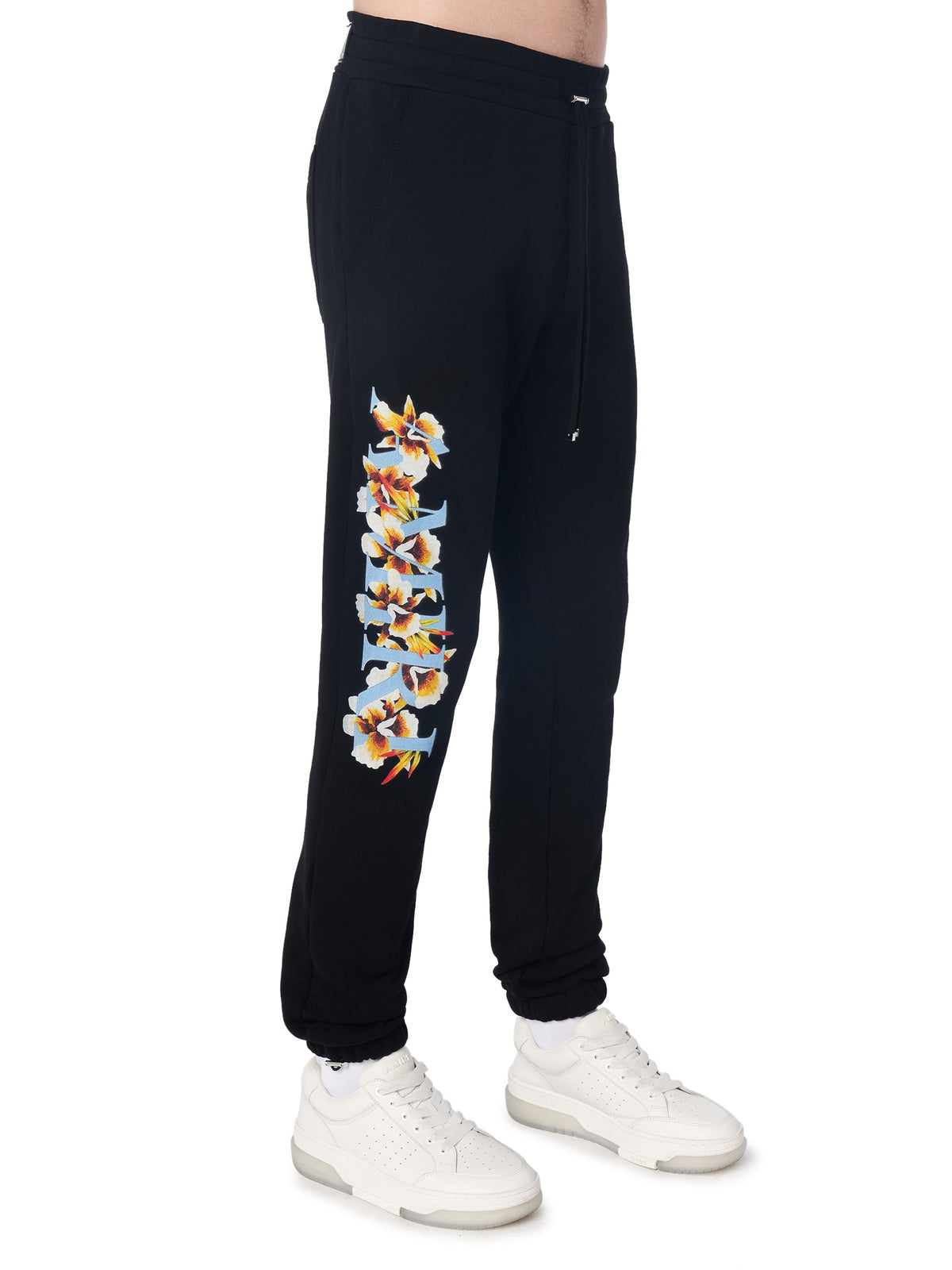 AMIRI HIBISCUS LOGO SWEATPANTS