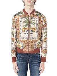AMIRI RUM LABEL BOMBER JACKET