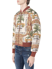 AMIRI RUM LABEL BOMBER JACKET