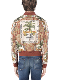 AMIRI RUM LABEL BOMBER JACKET