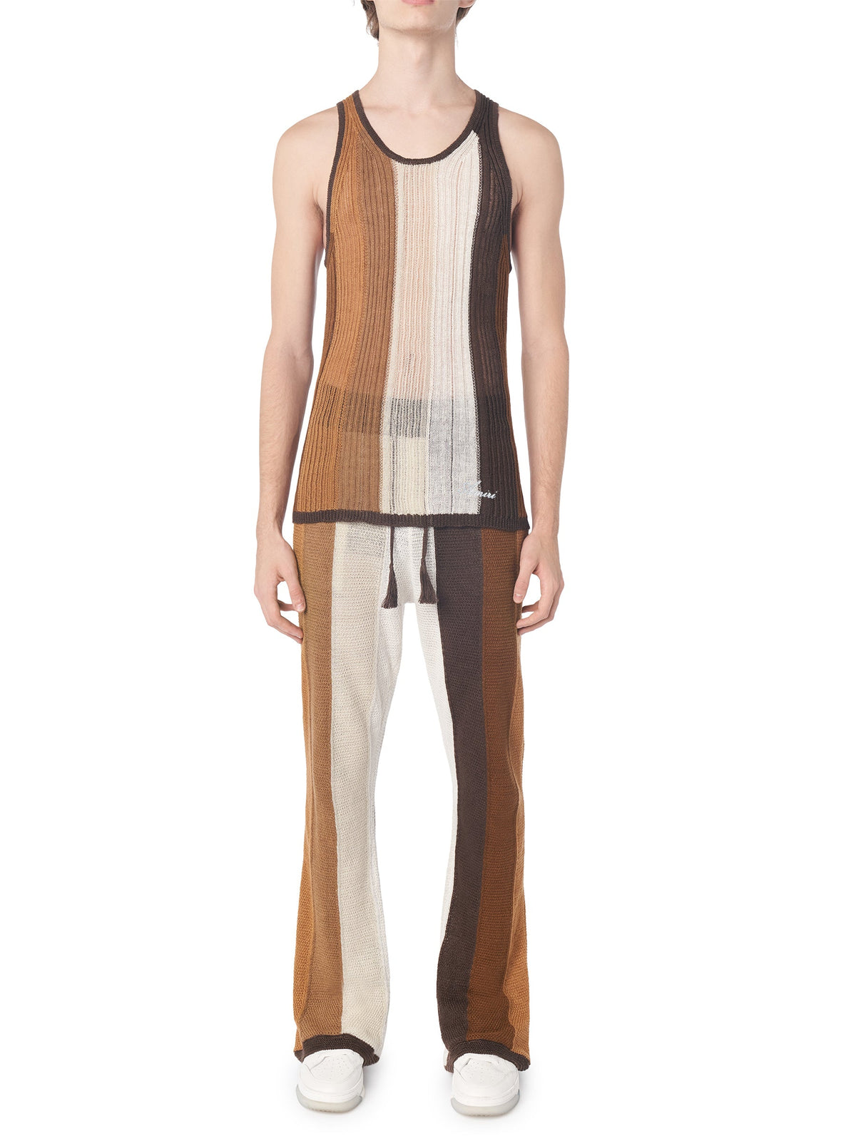 LINEN STRIPE TANK