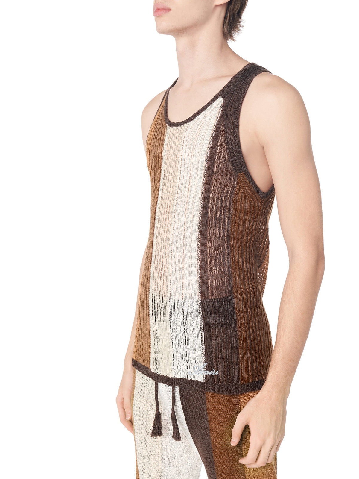 LINEN STRIPE TANK