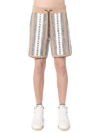 BRAIDED BANDANA STRIPE SHORT