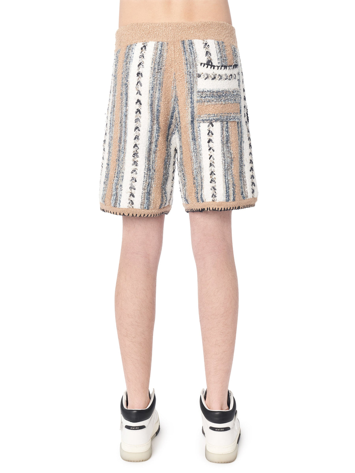 BRAIDED BANDANA STRIPE SHORT