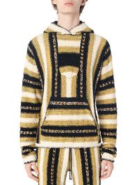 BRAIDED BANDANA STRIPE HOODIE