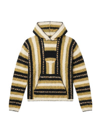 BRAIDED BANDANA STRIPE HOODIE