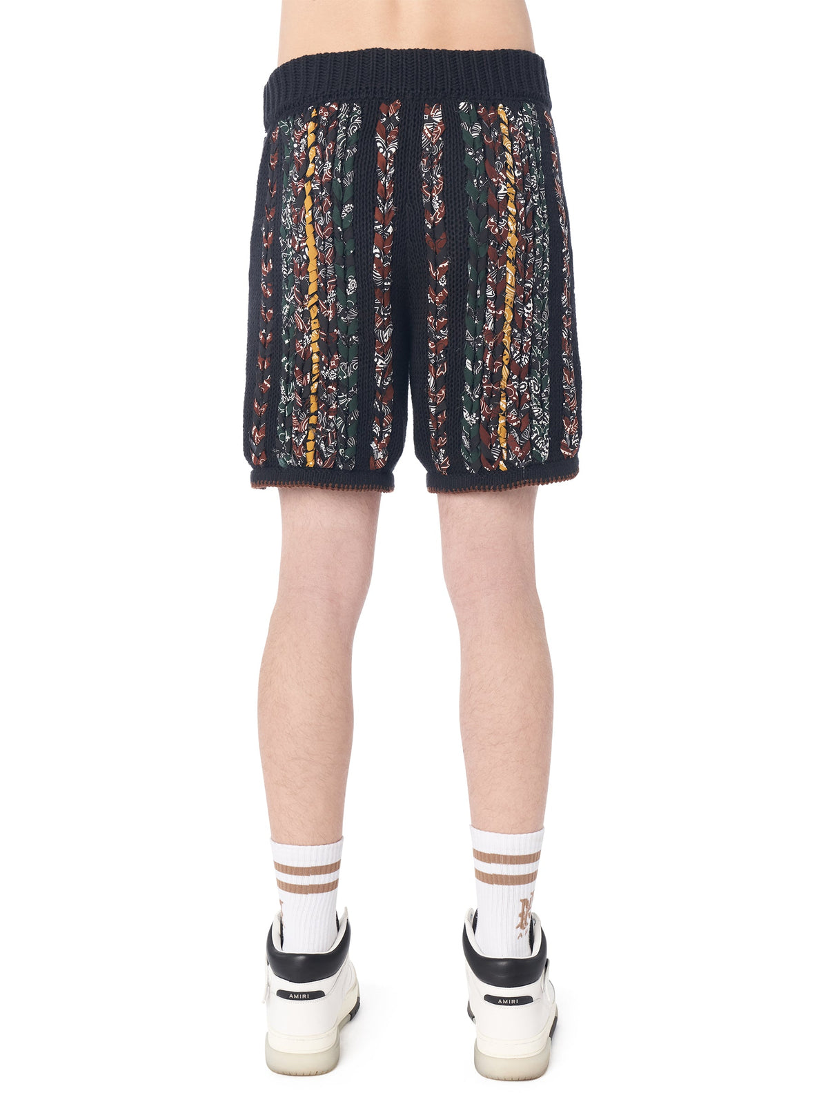 BRAIDED BANDANA SHORTS
