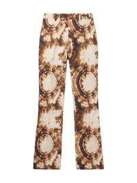 TIE DYE SLASH FLARE TROUSER