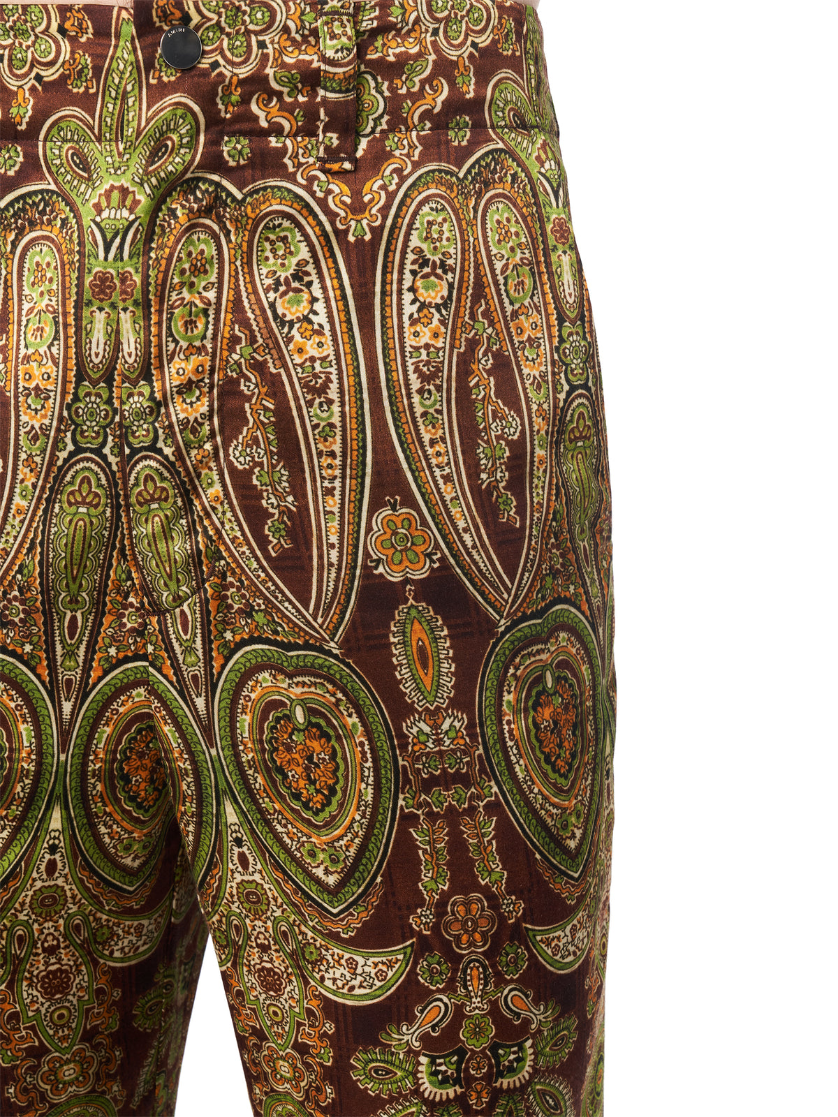 TAPESTRY PRINT FLARE TROUSER