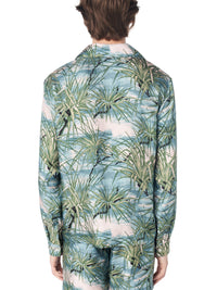 FLORAL ALOHA LS BOWLING SHIRT